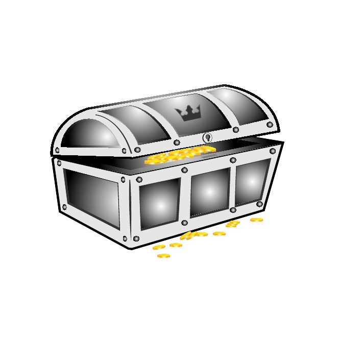 Treasure chest clip art free vector freevectors