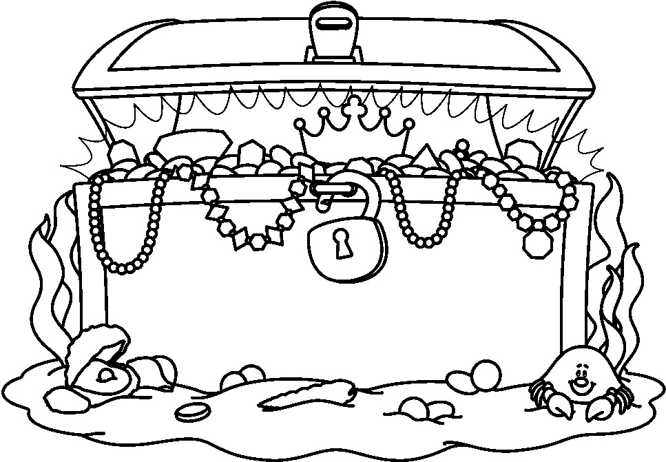 Treasure chest clip art free