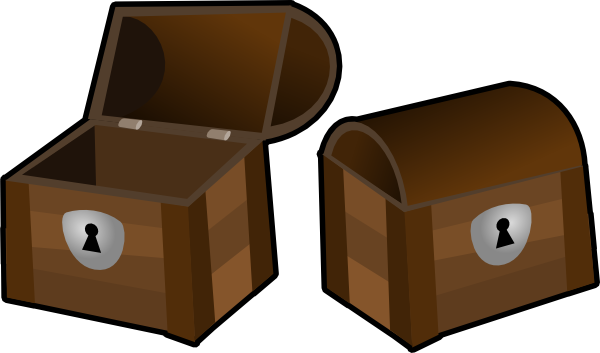 Treasure chests clip art at clker vector clip art