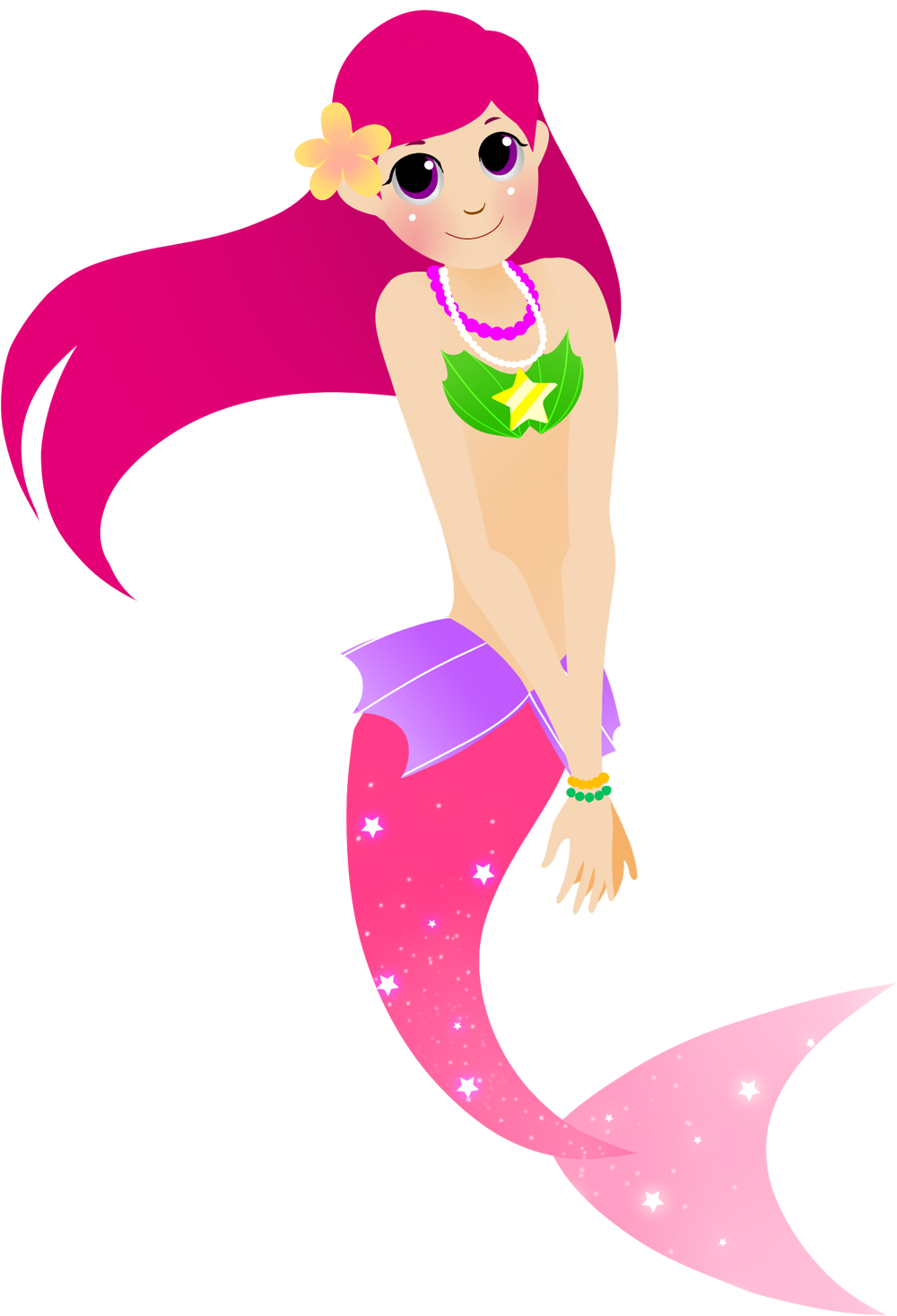 Mermaid clipart kid