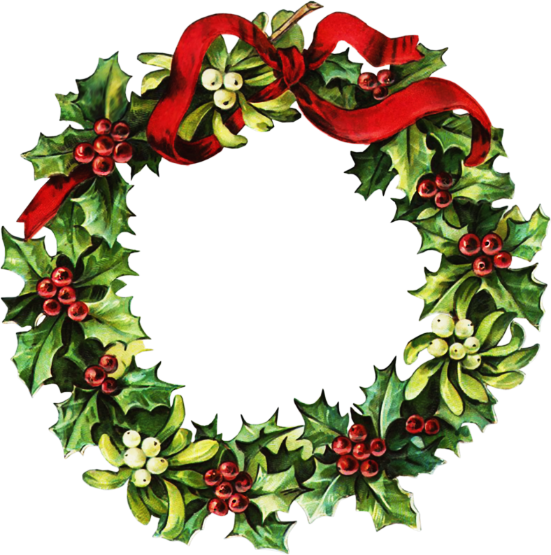 Christmas wreath border clipart kid 4