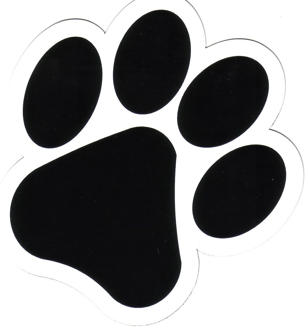 Paw print tattoos on dog paw prints scroll clipart 3 8