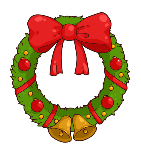 Wreath clipart kid 2