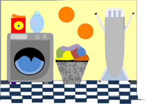 Free laundry clipart clip art image of 3 3