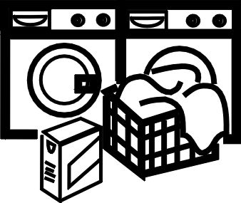 Laundry basket clip art black and white washing machine laundry