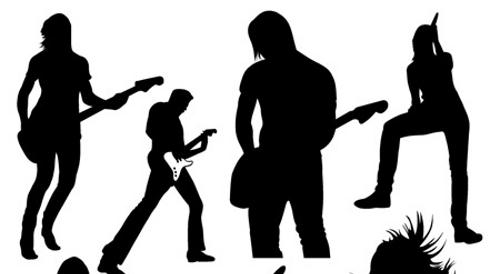 Rock band clip art