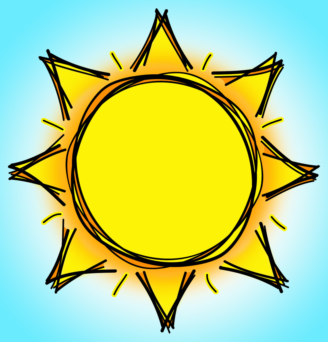 Sunshine clip art sun clip art bright happy summer face