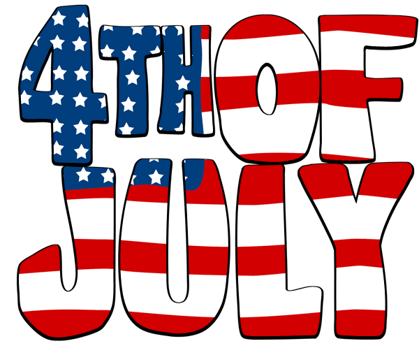 Fourth of july 4th of july clipart black and white free