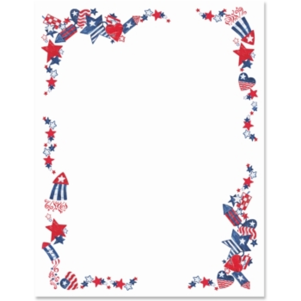 Fourth of july 4th of july free clip art borders