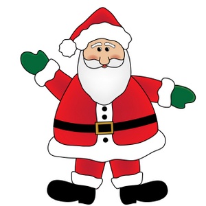 Free santa clip art image claus waving