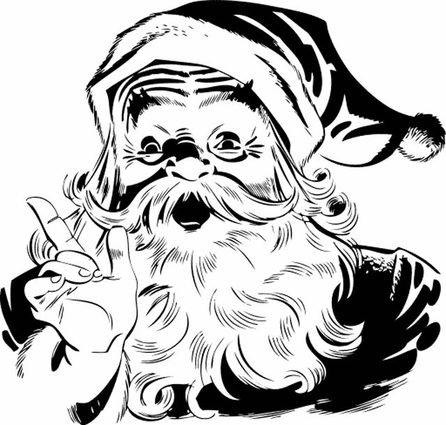 Free santa clipart for all your holiday projects