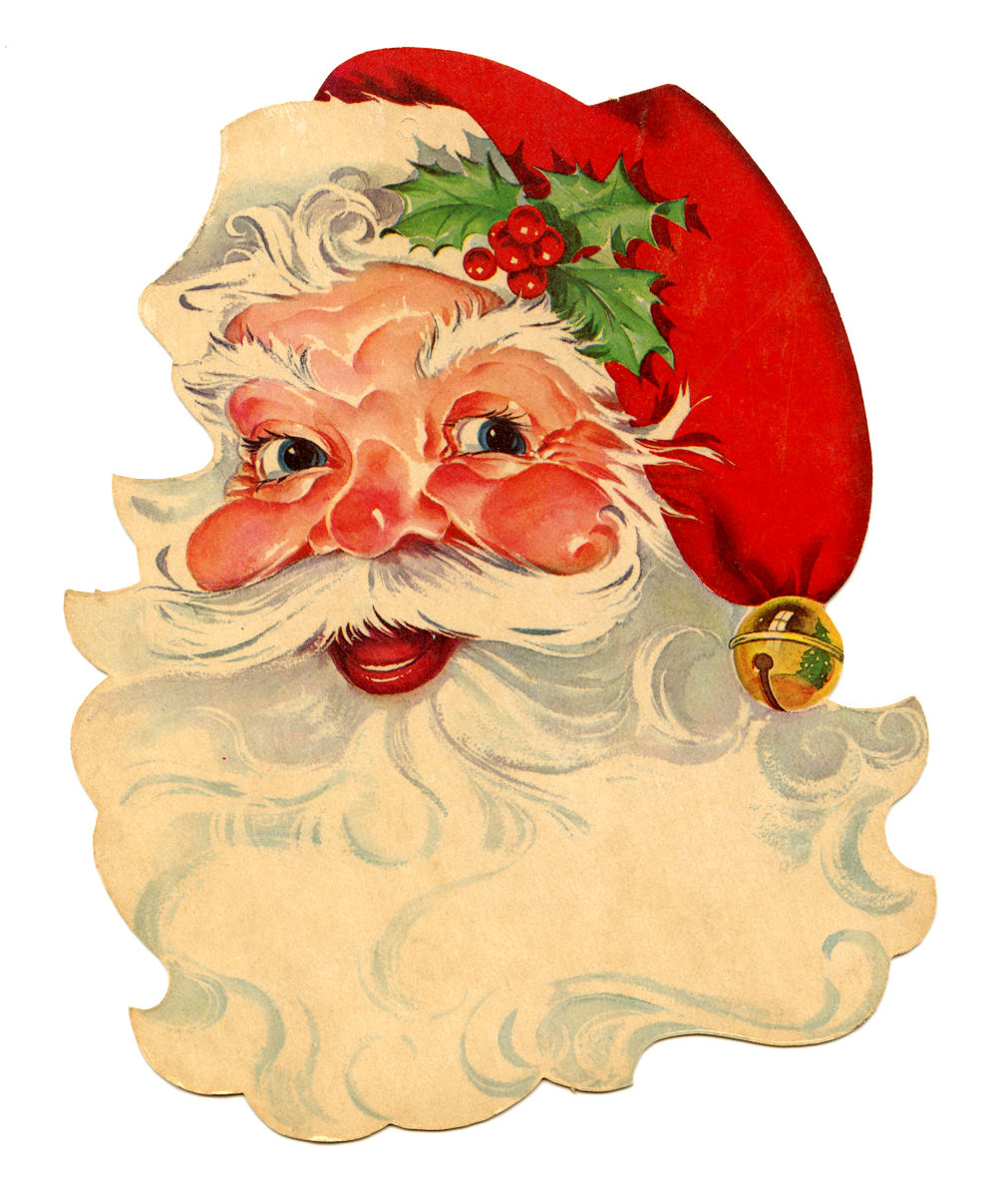 Free vintage clip art santa the graphics fairy