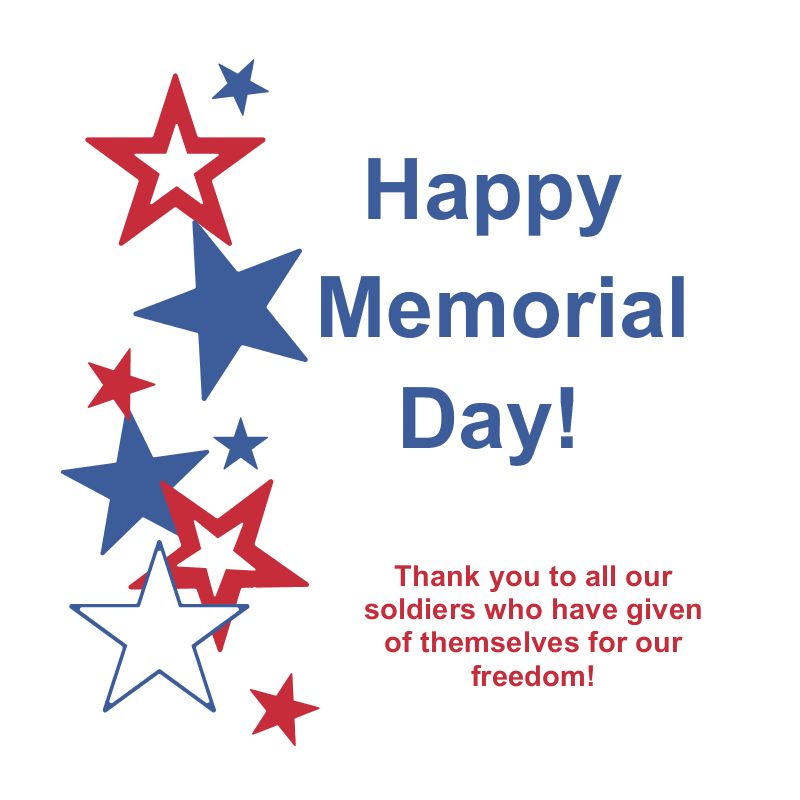 Memorial day united states of america flag clipart