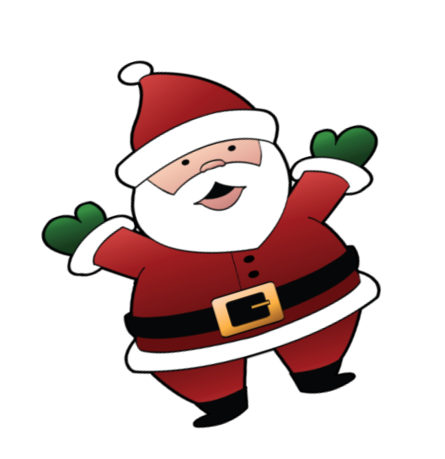 Santa christmas clip art