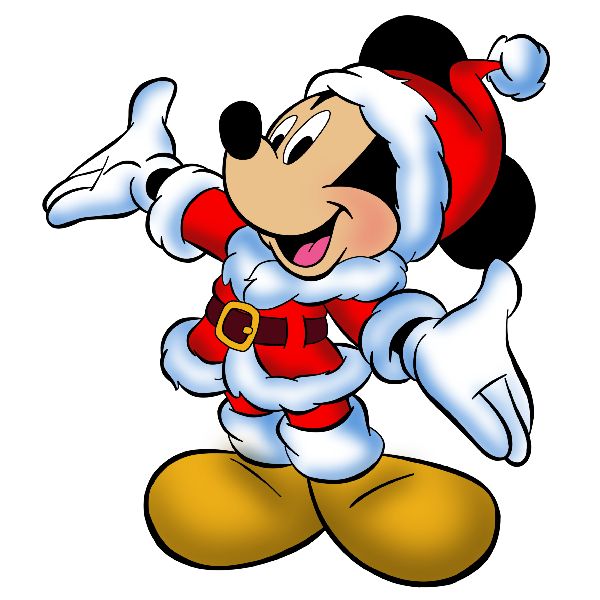 Santa christmas disney clipart images on