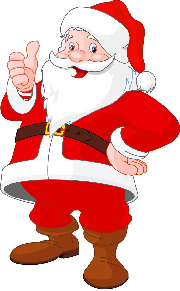 Santa claus clip art holiday scrapbook cards images