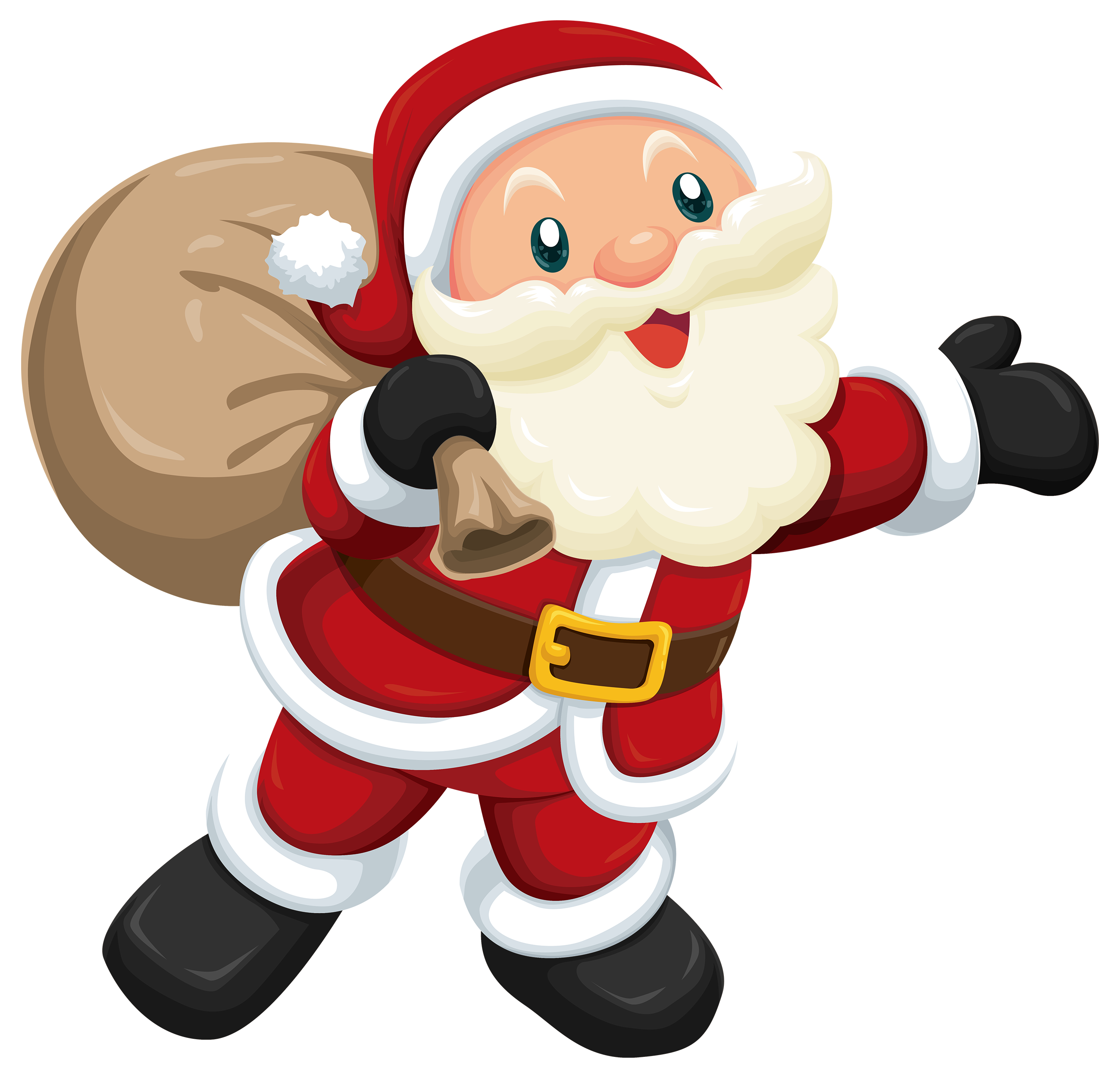 Santa clip art free printable clipart images 5