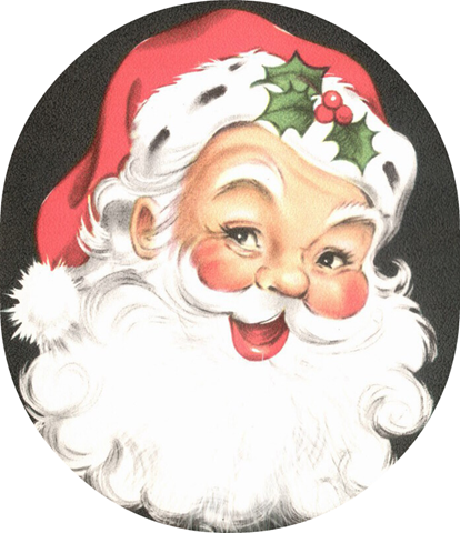 Santa free clip art from vintage holiday crafts blog archive