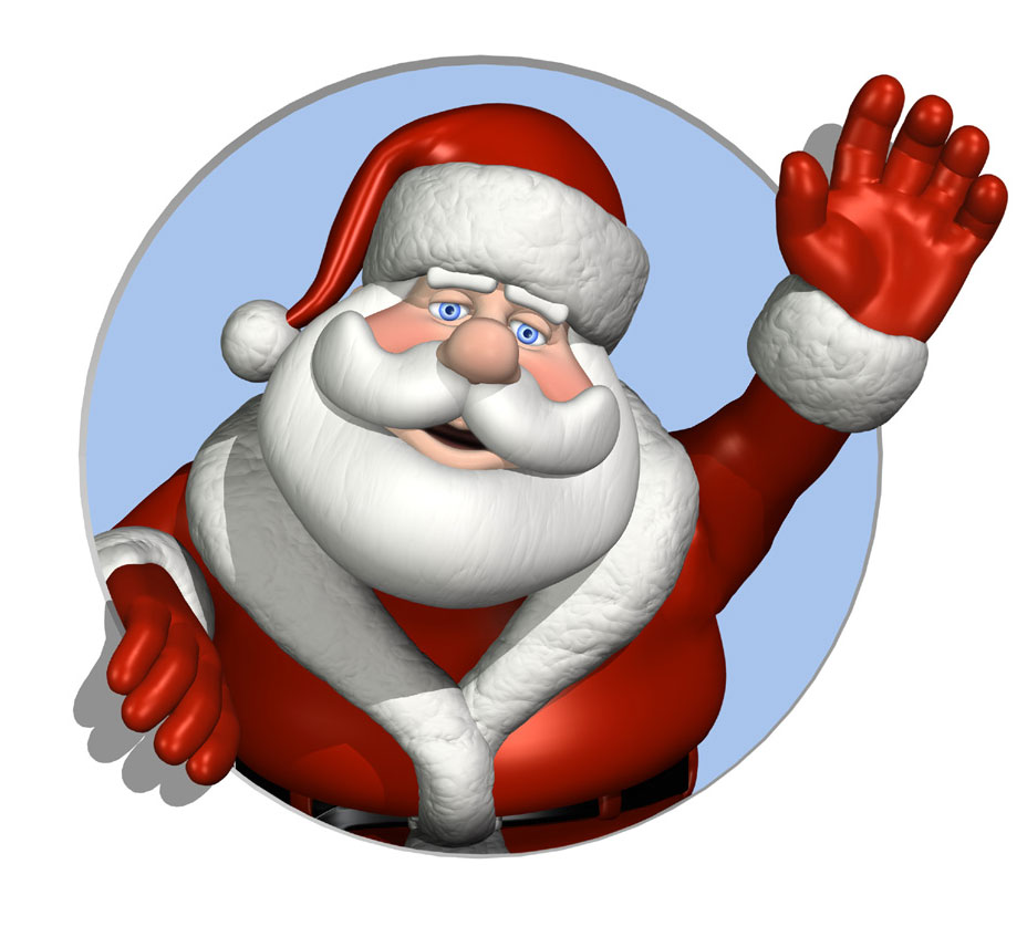 Transparent santa clipart 0 image 6