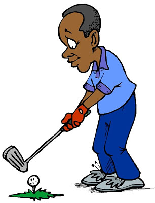 Mini golf clip art