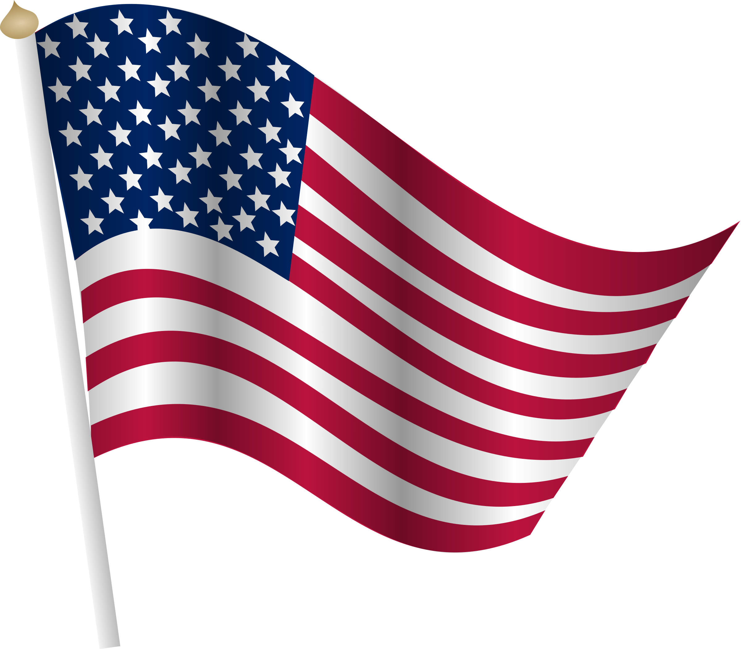 cartoon american flag Clipart american flag png