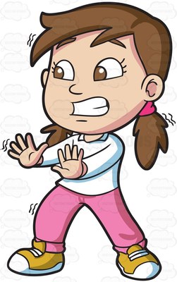 cartoon girl Repulsion clipart cartoon images jpg