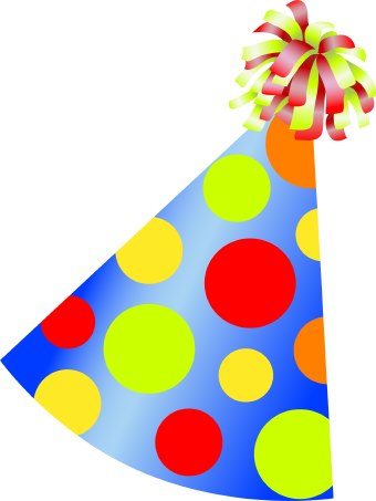 Birthday party hat clipart jpg