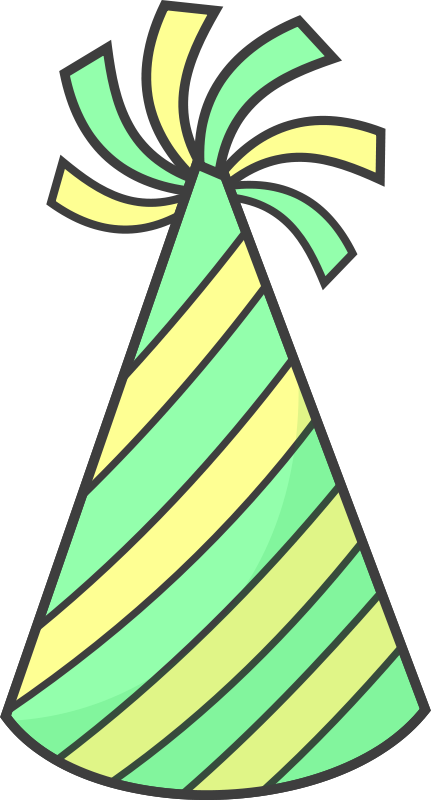 Free clipart green party hat qubodup png