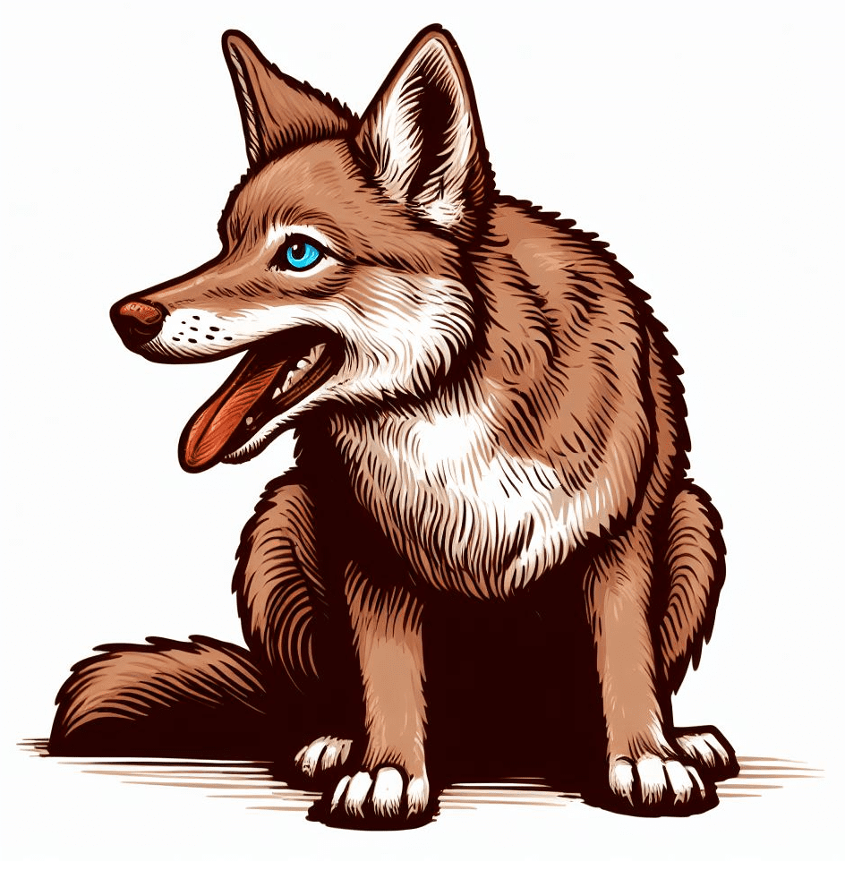 A Coyote Clipart