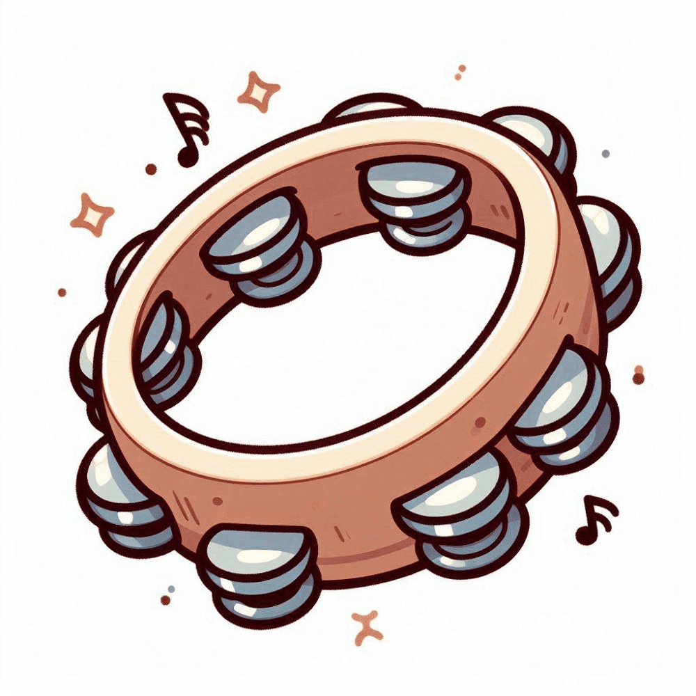 Tambourine Clipart