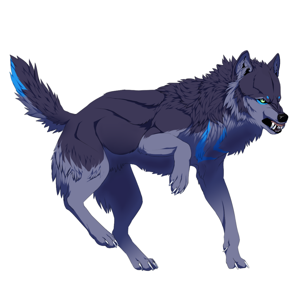 Anime Wolf Drawing | Free download on ClipArtMag