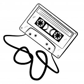 Cassette Tape Drawing | Free download on ClipArtMag