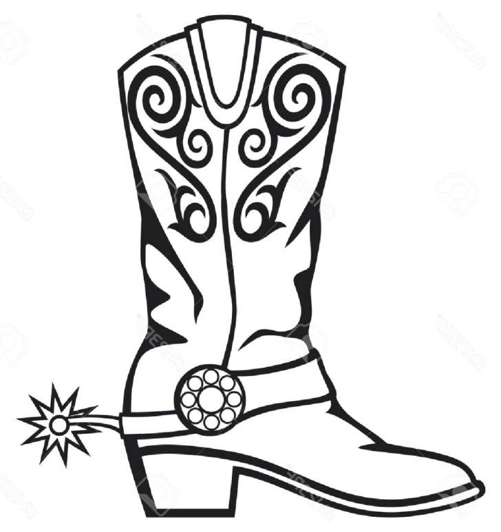 Cowboy Boots Drawing