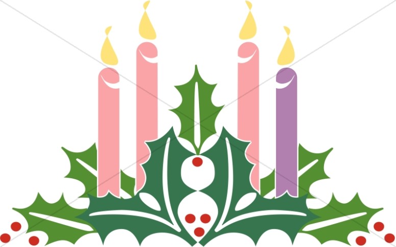 Christmas Candle Clipart