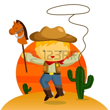 Cowboy And Cowgirl Clipart