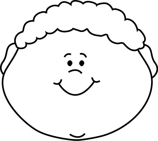 Head Clipart Black And White