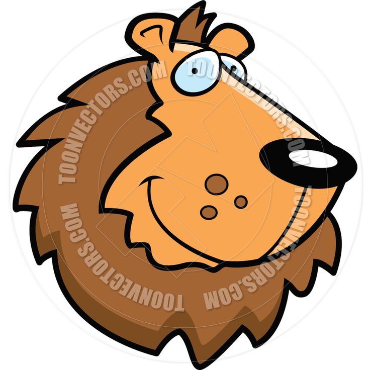 Lion Head Clipart