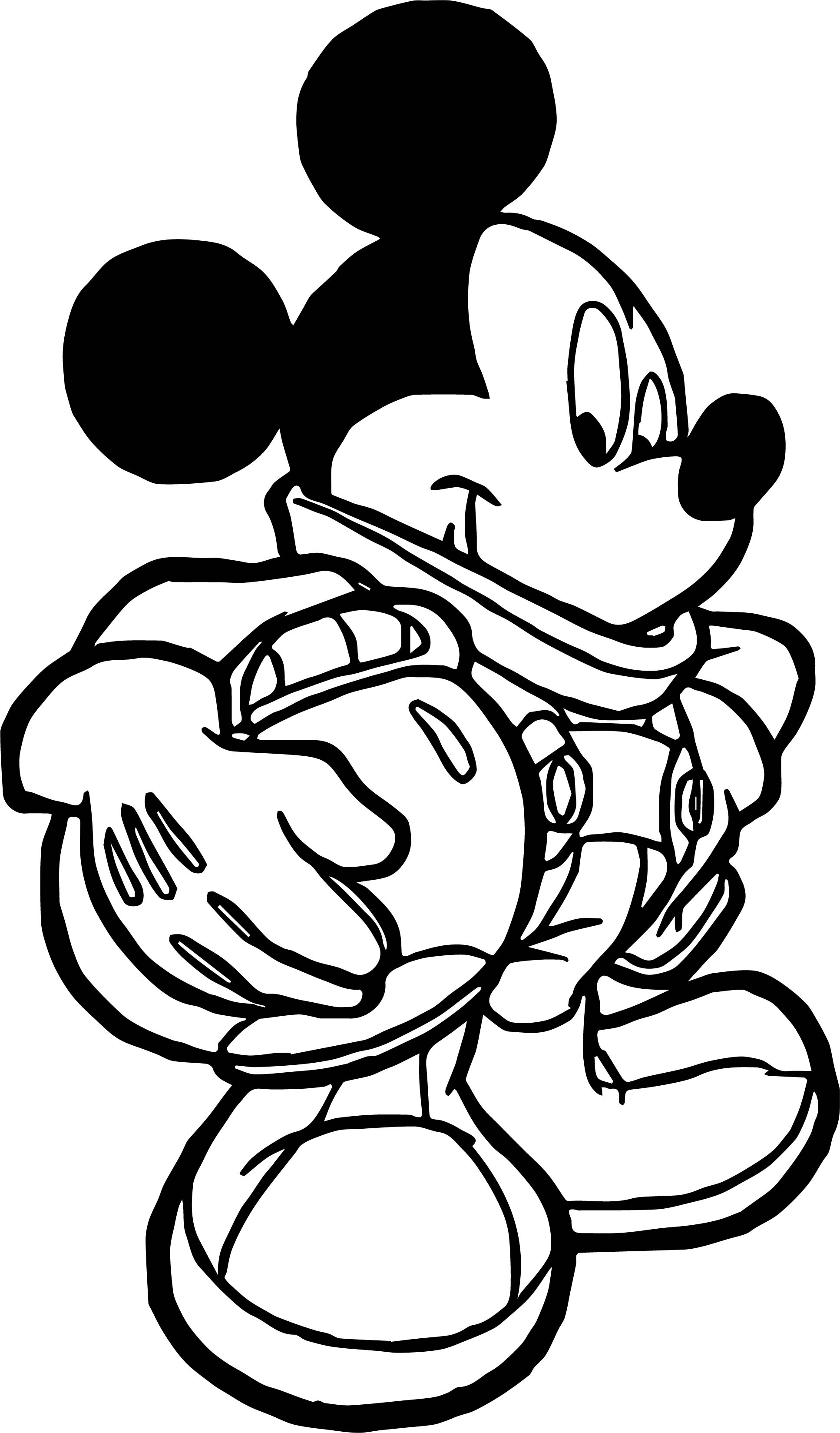 Mickey Mouse Coloring Page Printable