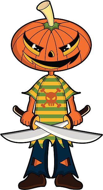 Pumpkin Head Clipart