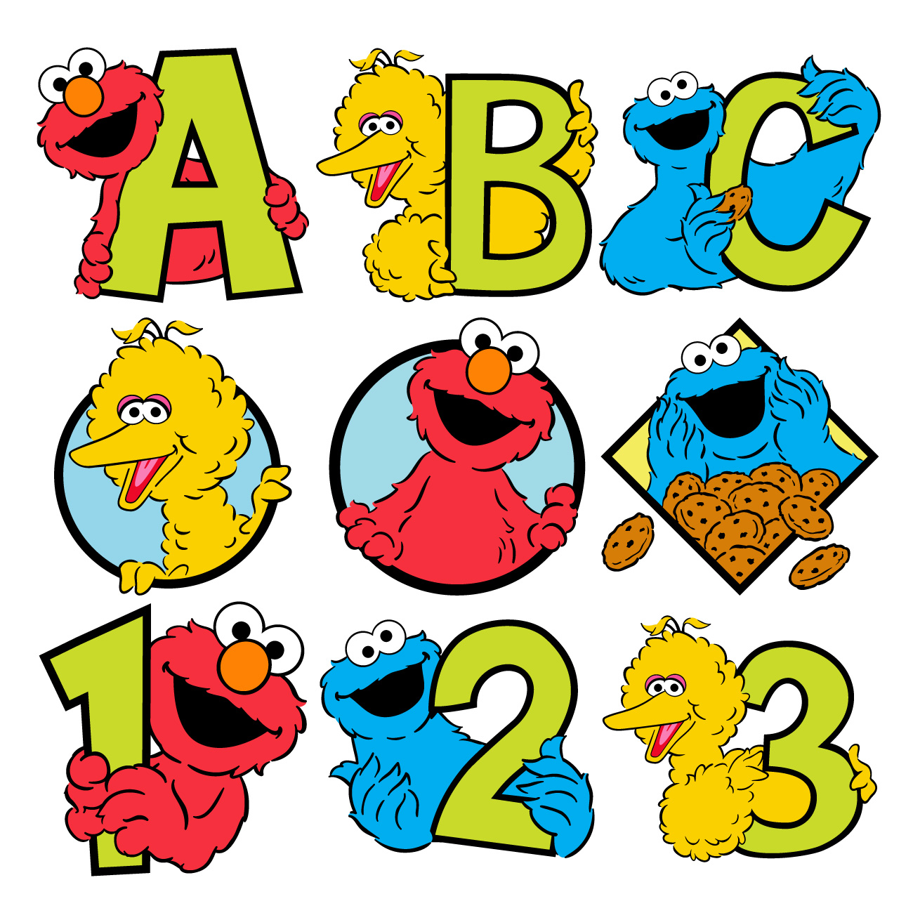 Printable Clip Art Sesame Street Characters