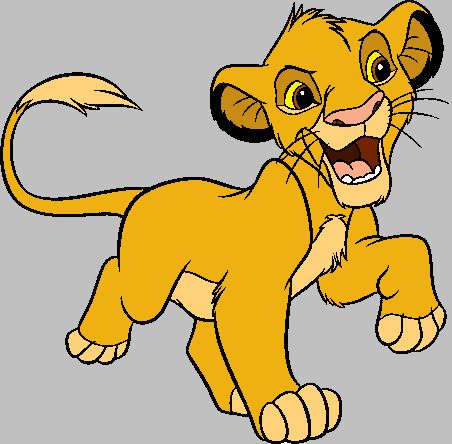 Simba The King Lion Clipart