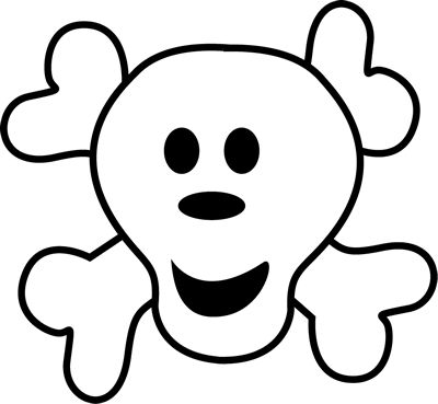 Skeleton Head Clipart