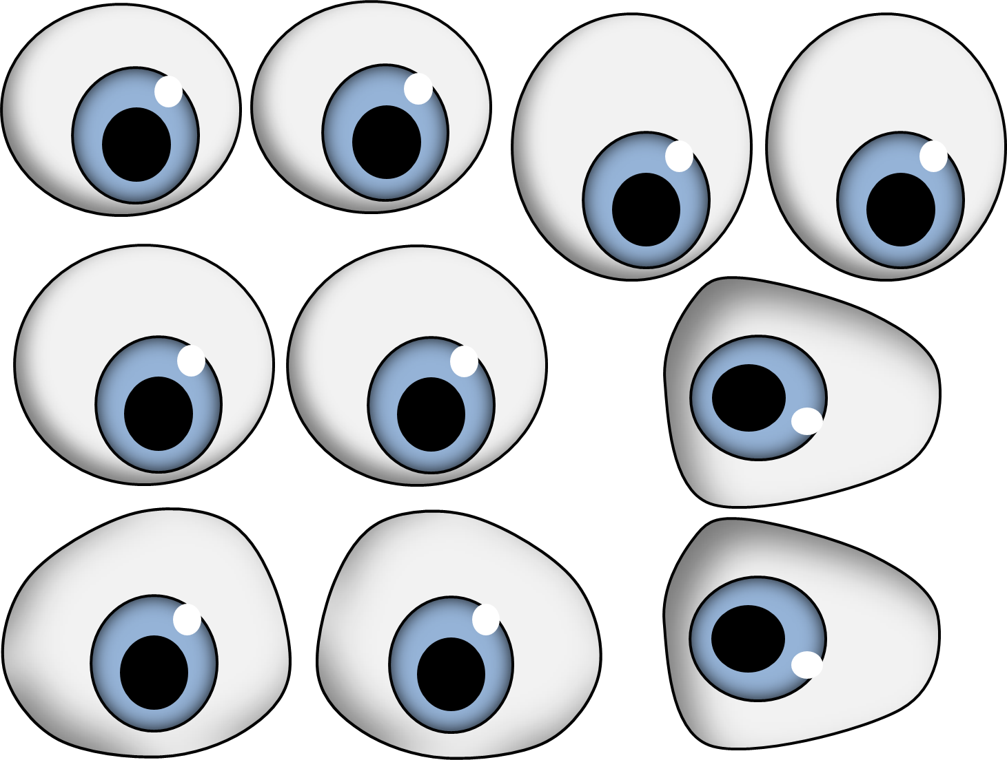 Eyes cartoon eye clip art clipart image 0 3.