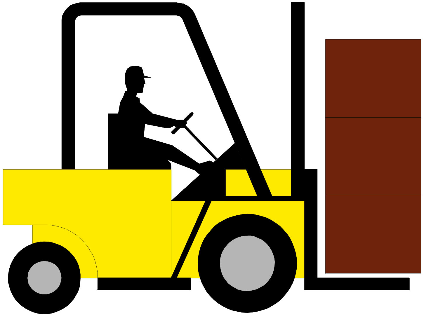 Pallet jack clipart.