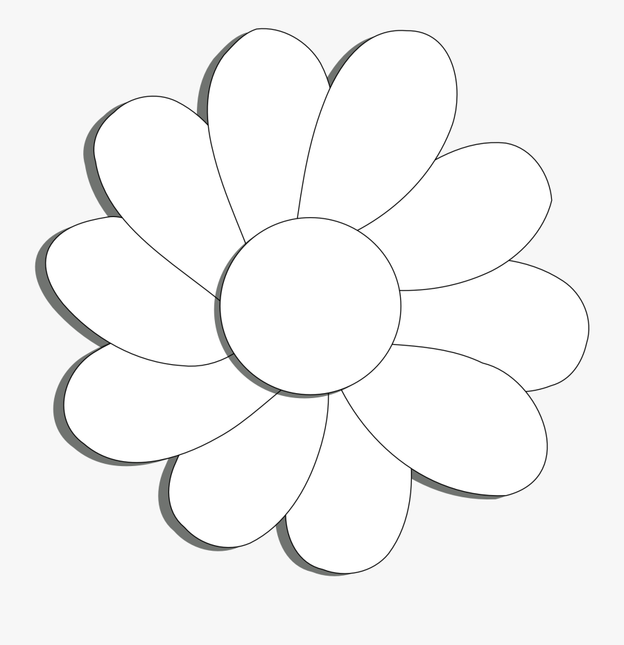 Flower With 10 Petals Clipart , Free Transparent Clipart.