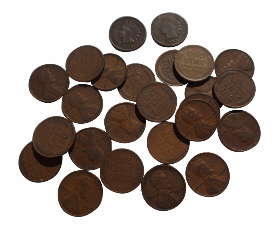 Pennies clipart single, Pennies single Transparent FREE for.