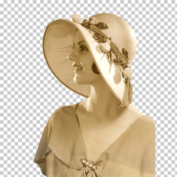 Ziegfeld girl 1920s Cloche hat Photography, Hat PNG clipart.