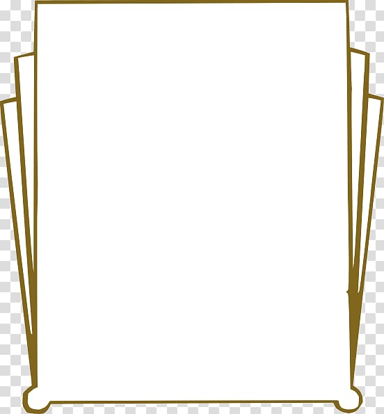 Art Deco transparent background PNG cliparts free download.