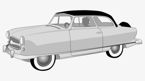 1950s Classic Car Clip Art.