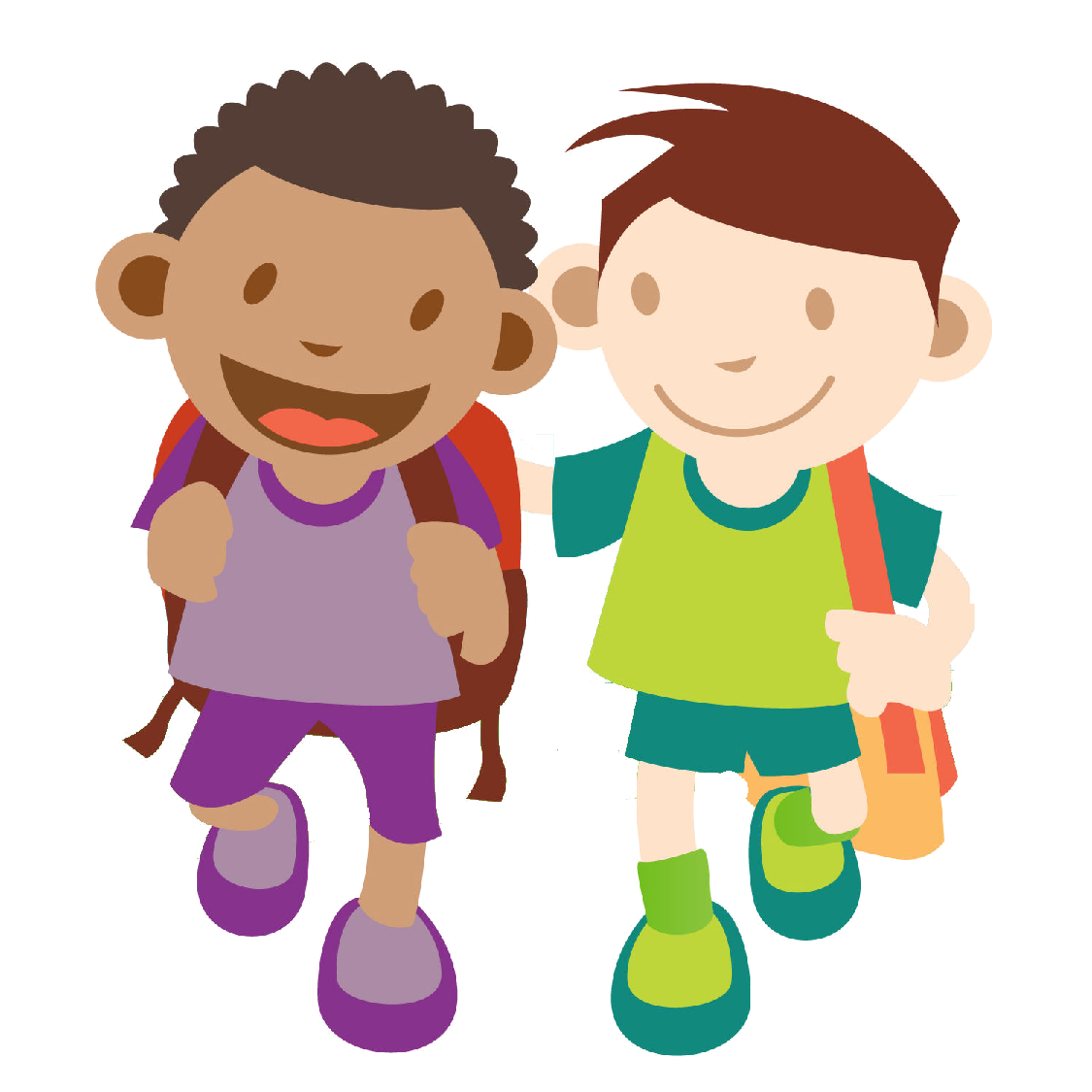 Free Two Cartoon Boys, Download Free Clip Art, Free Clip Art.